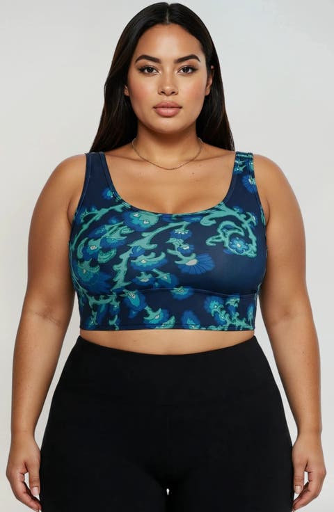 Plus Size Longline Swim Bra