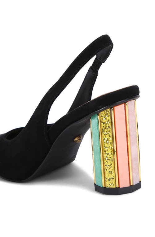 Kurt Geiger London Perspex Slingback Pump In Charcoal