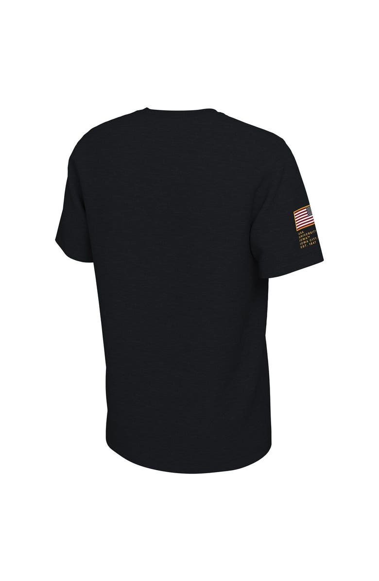 Nike Men's Nike Black Iowa Hawkeyes Veterans Camo T-Shirt, Alternate, color, 