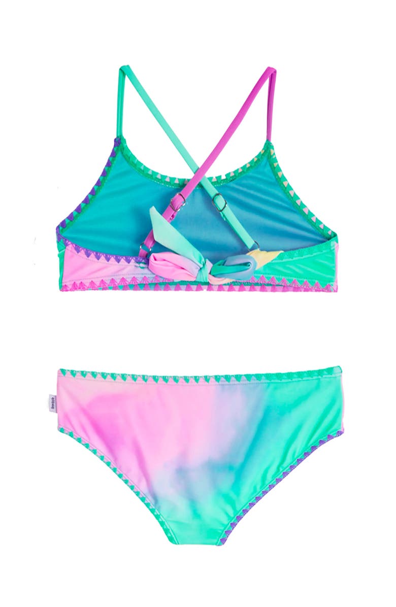 Limeapple Gradient Printed Bikini Set, Alternate, color, Multicolor