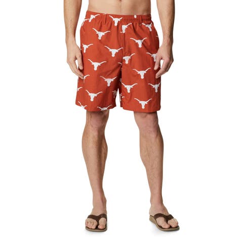 Men's Columbia Texas Orange Texas Longhorns Backcast III Printed Short
