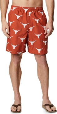 Columbia Men's Columbia Texas Orange Texas Longhorns Backcast III Printed Short