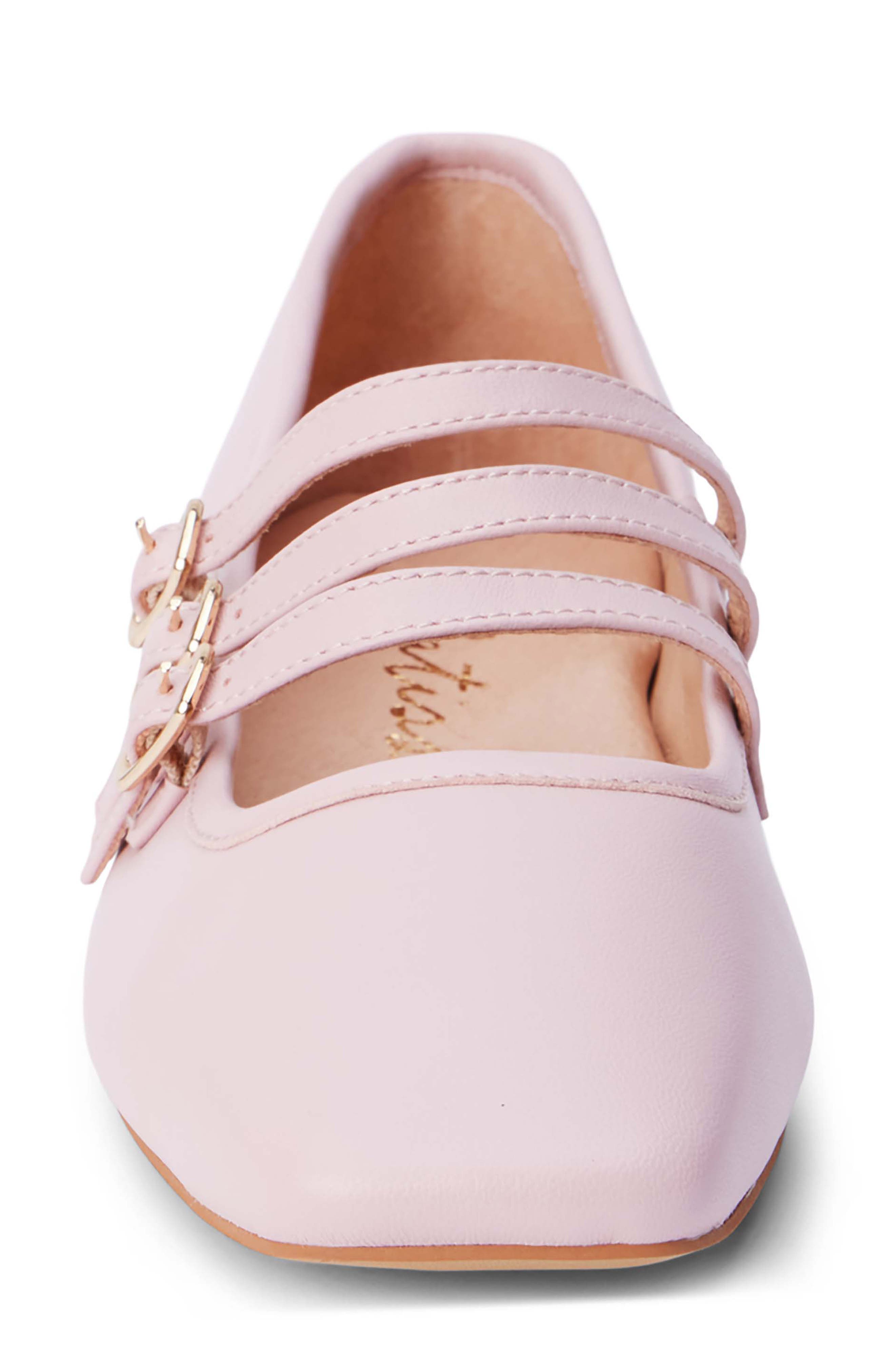 Nova Strappy Ballet Flat, Alternate, color, LIGHT PINK