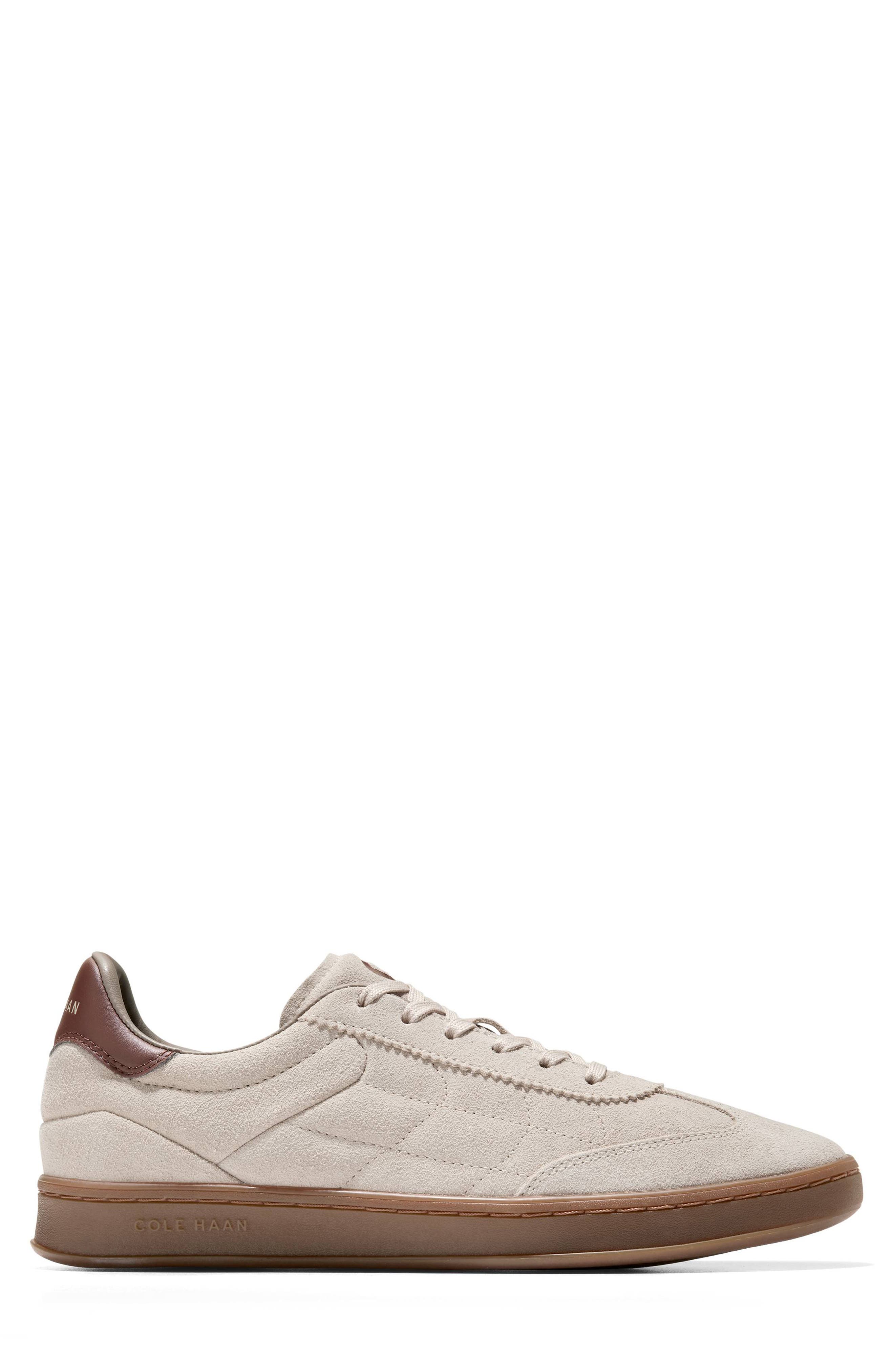 Cole Haan GrandPro Breakaway Leather Sneaker, Alternate, color, Sesame Suede / Hickory