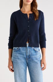 Reformation Clara Cashmere Crew Cardigan