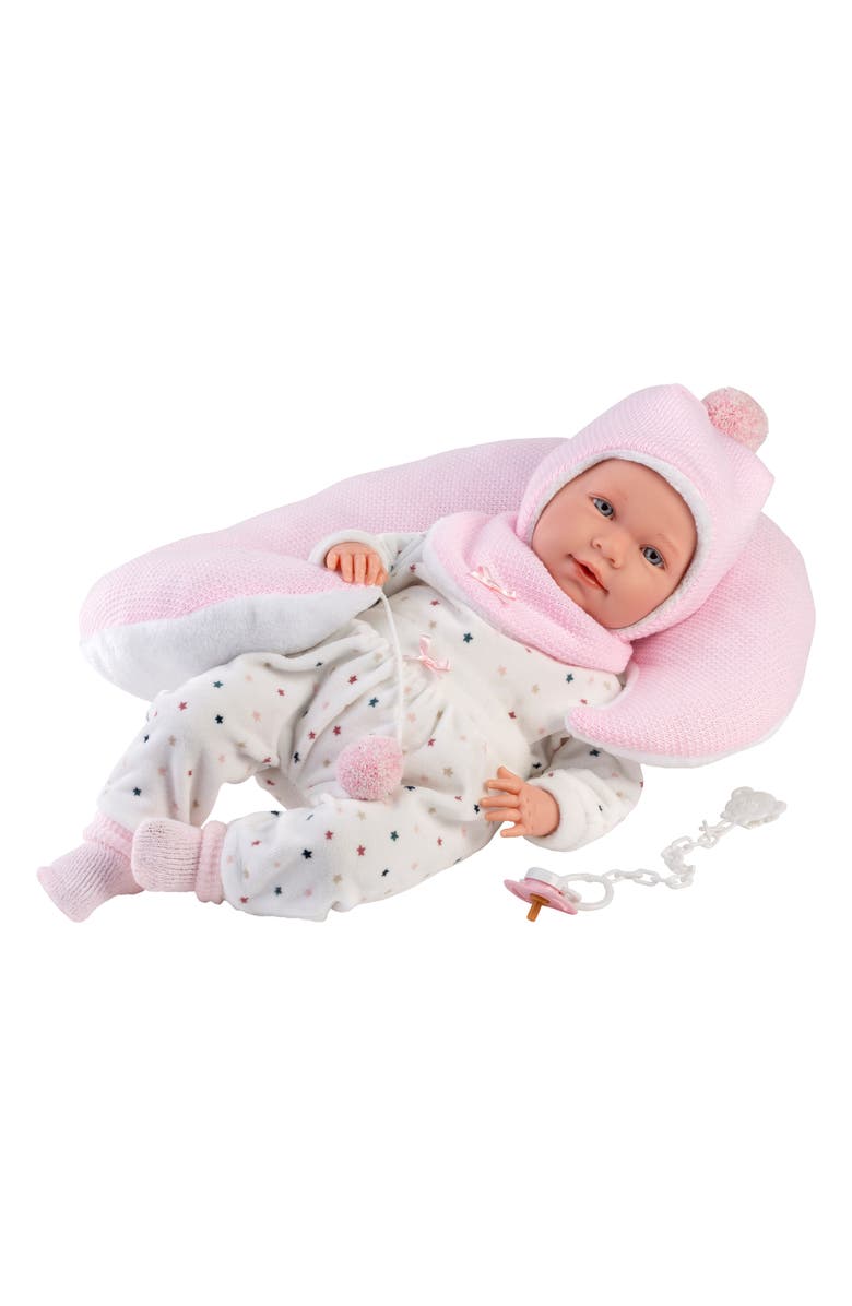 Llorens Anastasia 16.5-Inch Crying Articulated Baby Doll, Alternate, color, Multi