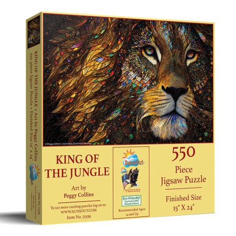 King of the Jungle 550 piece Jigsaw Puzzle for Adults