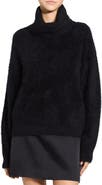 Theory Merino Wool & Brushed Cashmere Turtleneck Sweater