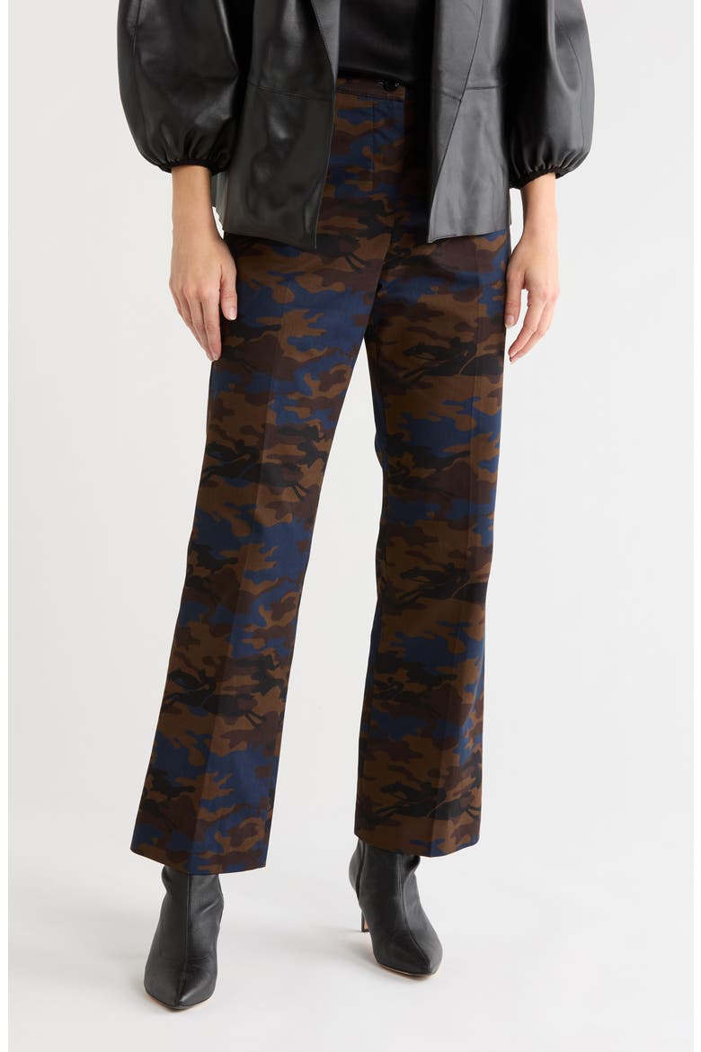Straight Leg Trousers, Main, color, NAVY