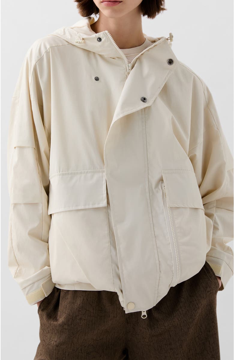 Scalpers Woman Raincoat, Main, color, Offwhite