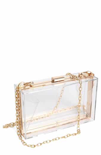 MacRae & Co. Clear Acrylic Box Clutch