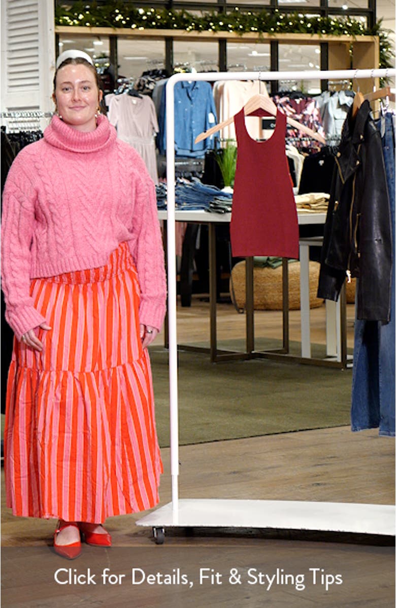 Hoop Detail Rib Halter Top, sales video thumbnail