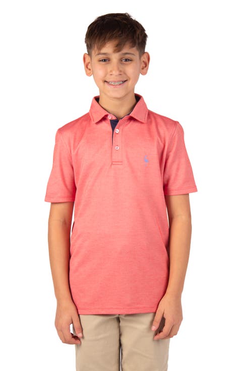 Kids' Solid Knit Polo (Big Kid)