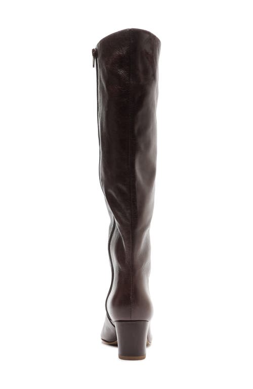 Arezzo Julie Knee High Boot In Burgundy