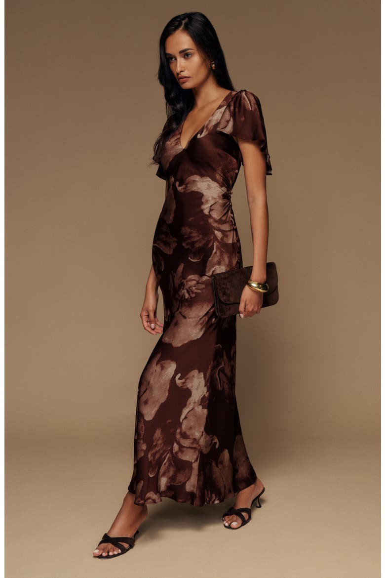 vida satin dress reformation Vida Satin Maxi Dress