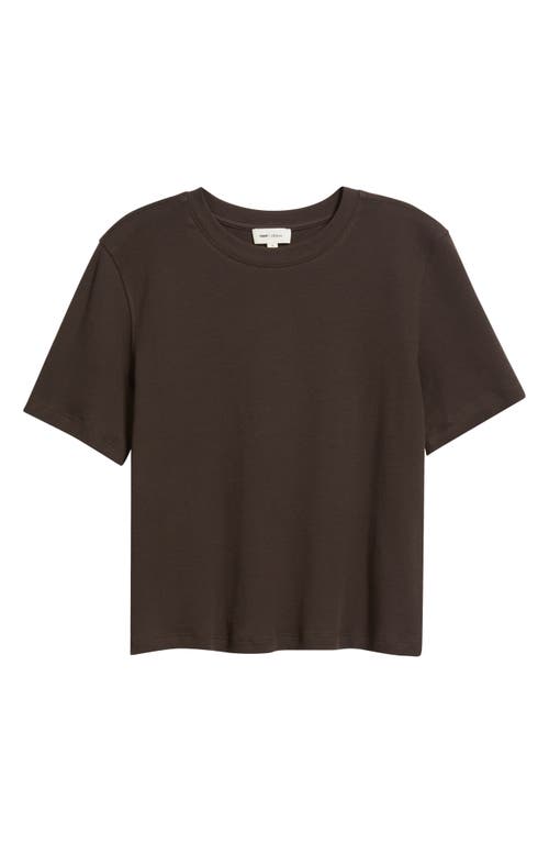 Mavi Jeans Crewneck Cotton T-shirt In Brown
