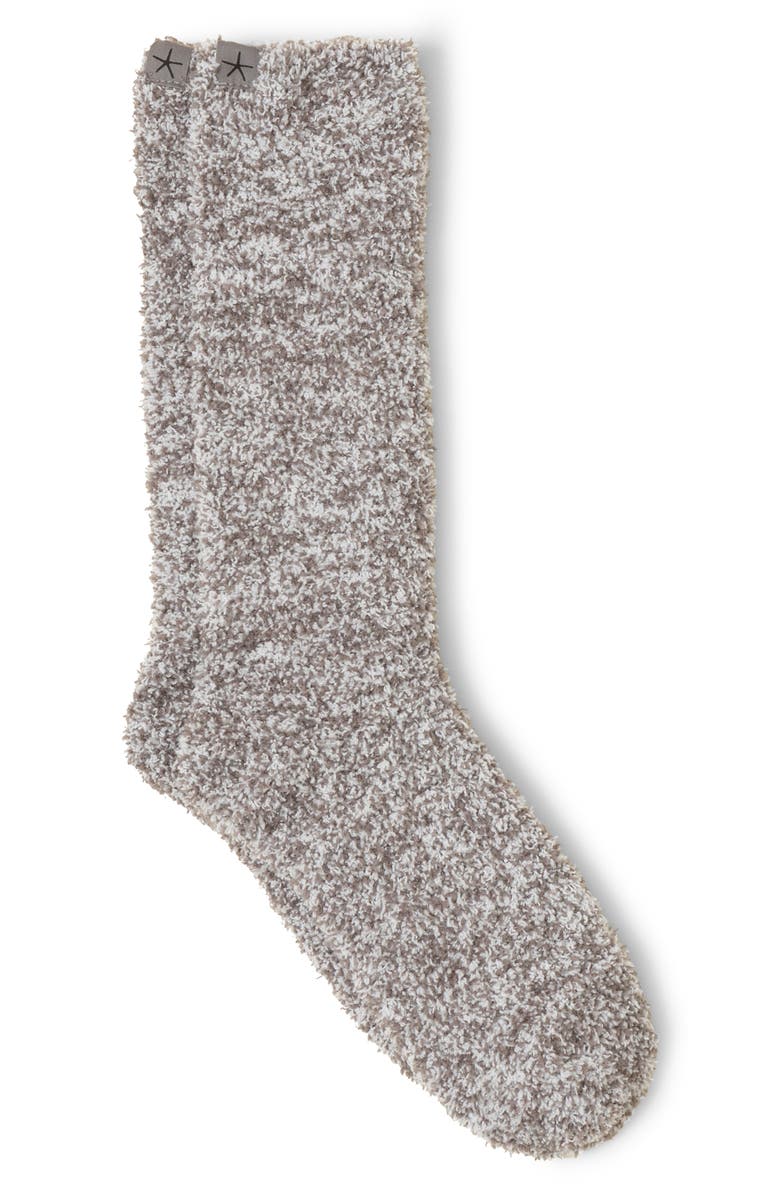 Barefoot Dreams<sup>®</sup> CozyChic<sup>™</sup> Heathered Socks, Main, color, Charcoal-White