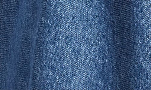 Madewell Denim Darted Minidress In Pixie Wash