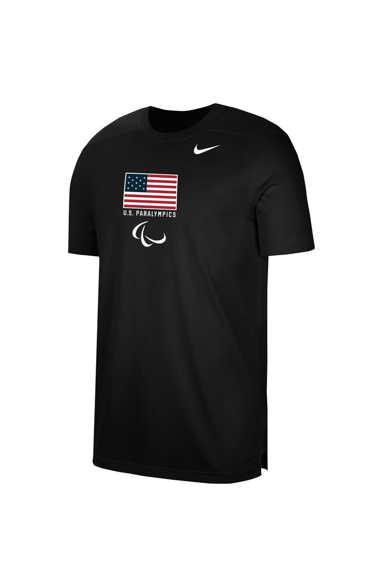 Nike Men's Nike Black Team USA UV Coach T-Shirt, Alternate, color, Black