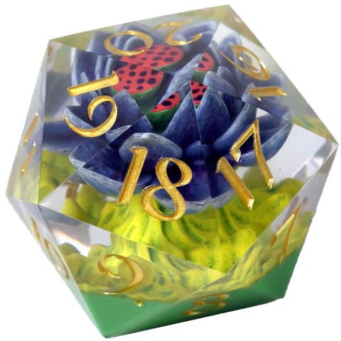 Black Lotus Spindown d20 Flower Replica Collectible Dice, Ages 14+