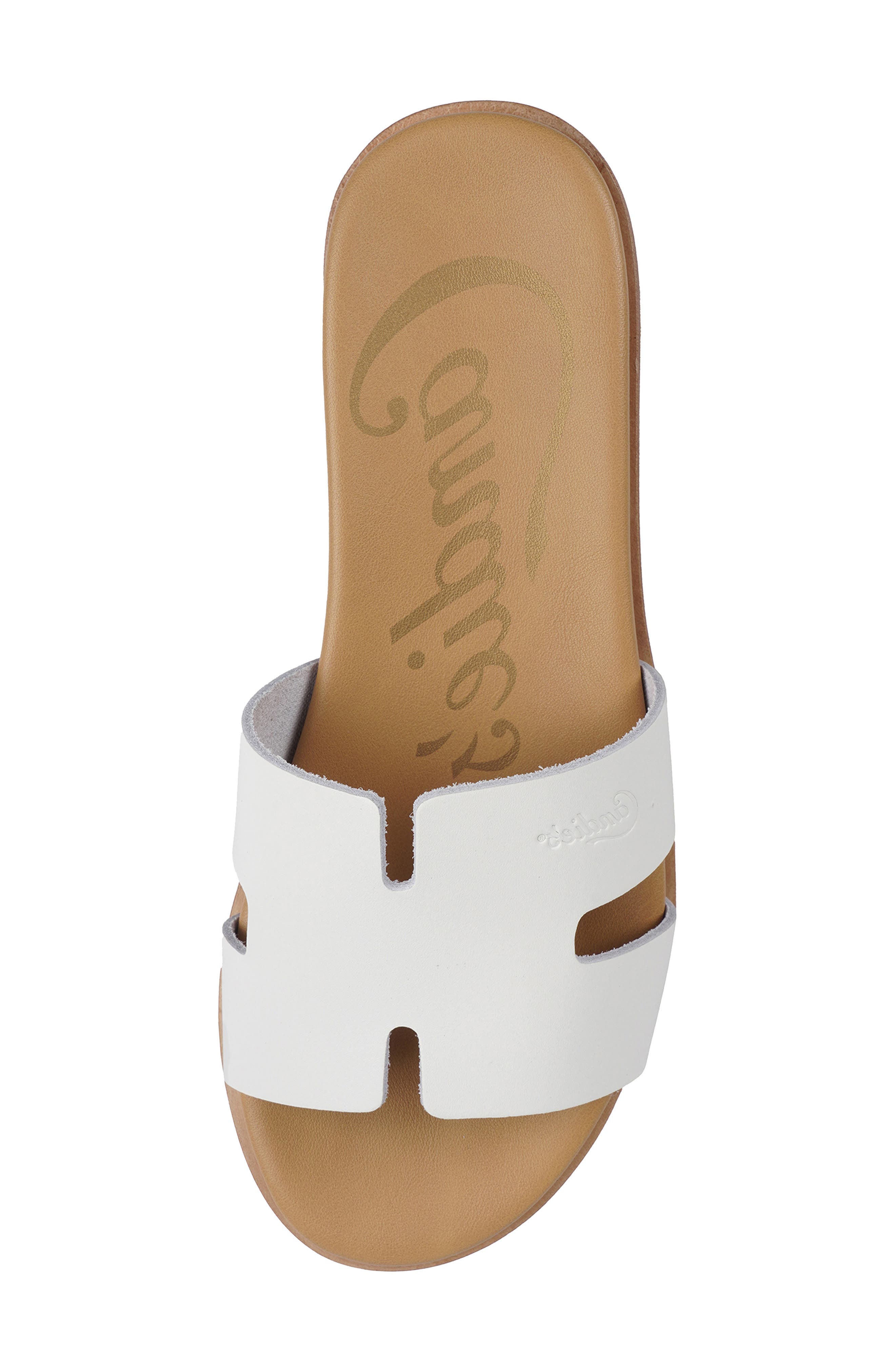 Candie's Mikela Slide Sandal, Alternate, color, White