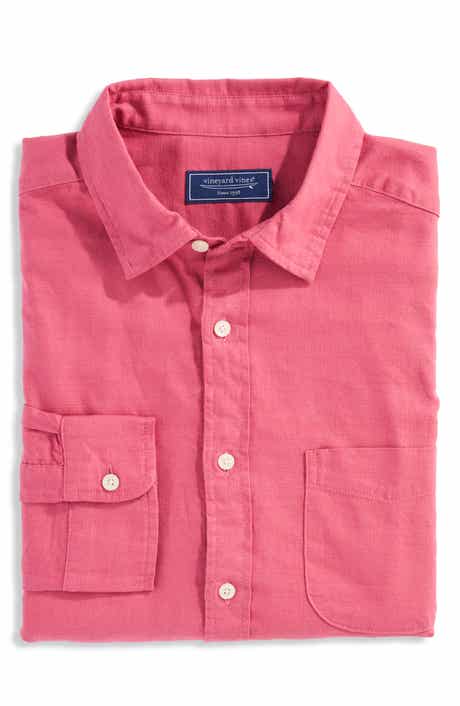 vineyard vines Cisco Solid Island Slub Cotton Button-Up Shirt