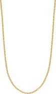 Bony Levy Men's 14k Gold Rolo Chain Necklace