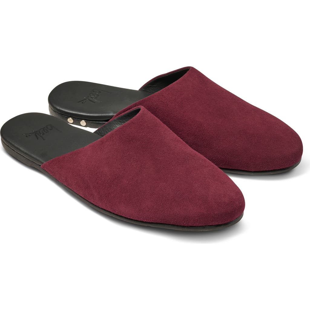 Beek Siskin Mule In Burgundy