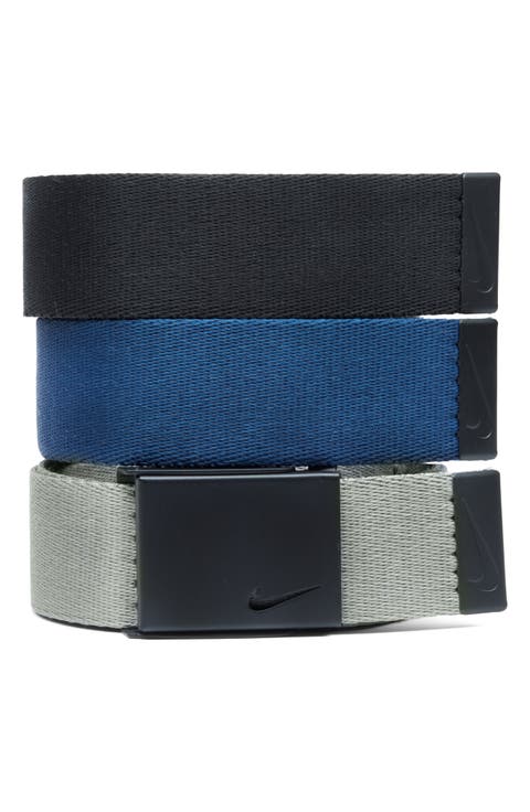 Assorted 3-Pack Webbed Belts