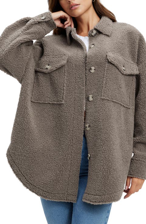 Contour Faux Shearling Jacket