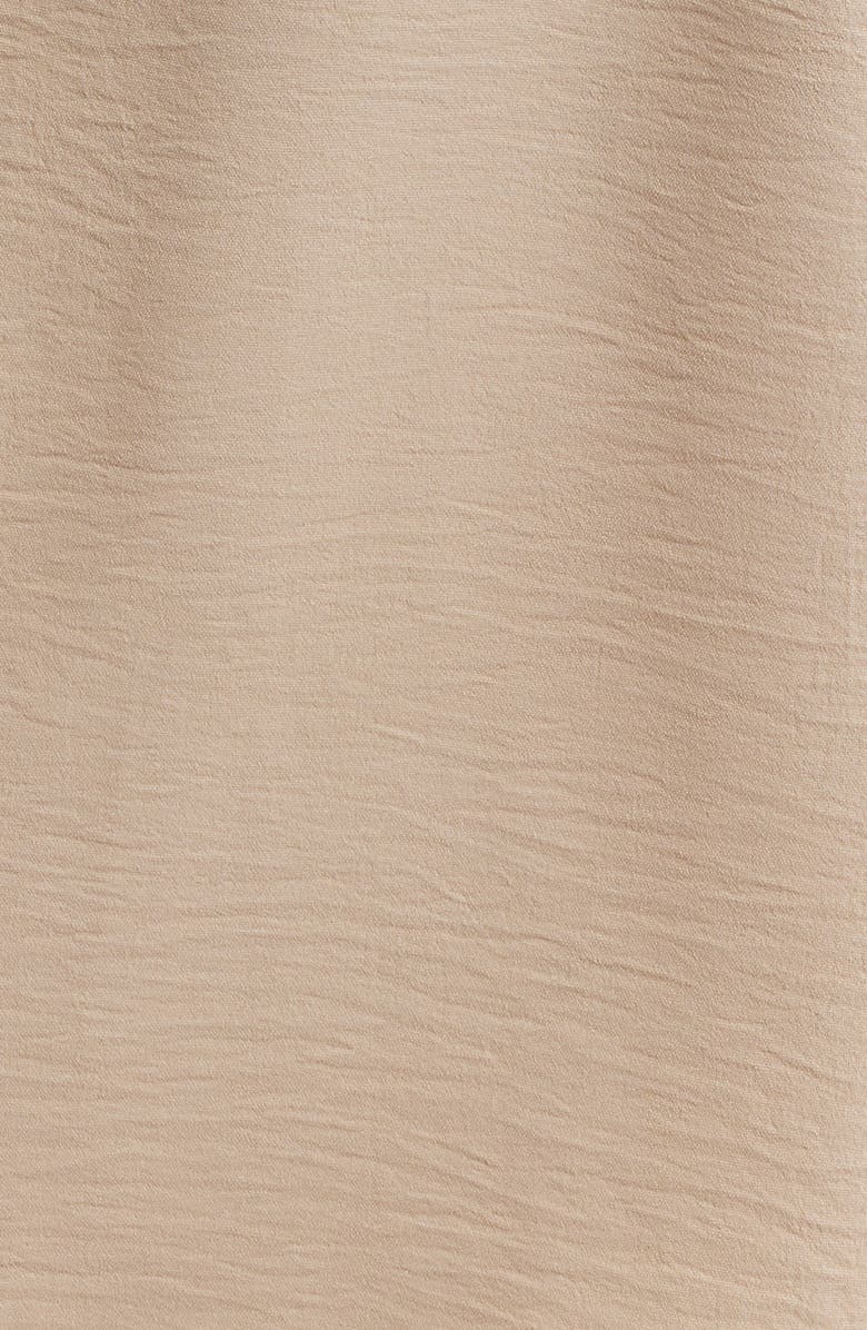 Connected Apparel Twist Wrap Waist Shift Dress, Alternate, color, Sand