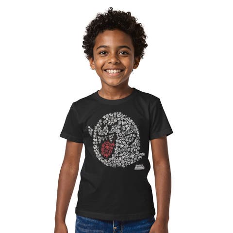 Boys' Super Mario Boo Ghost Mosaic Short Sleeve Graphic T-shirt