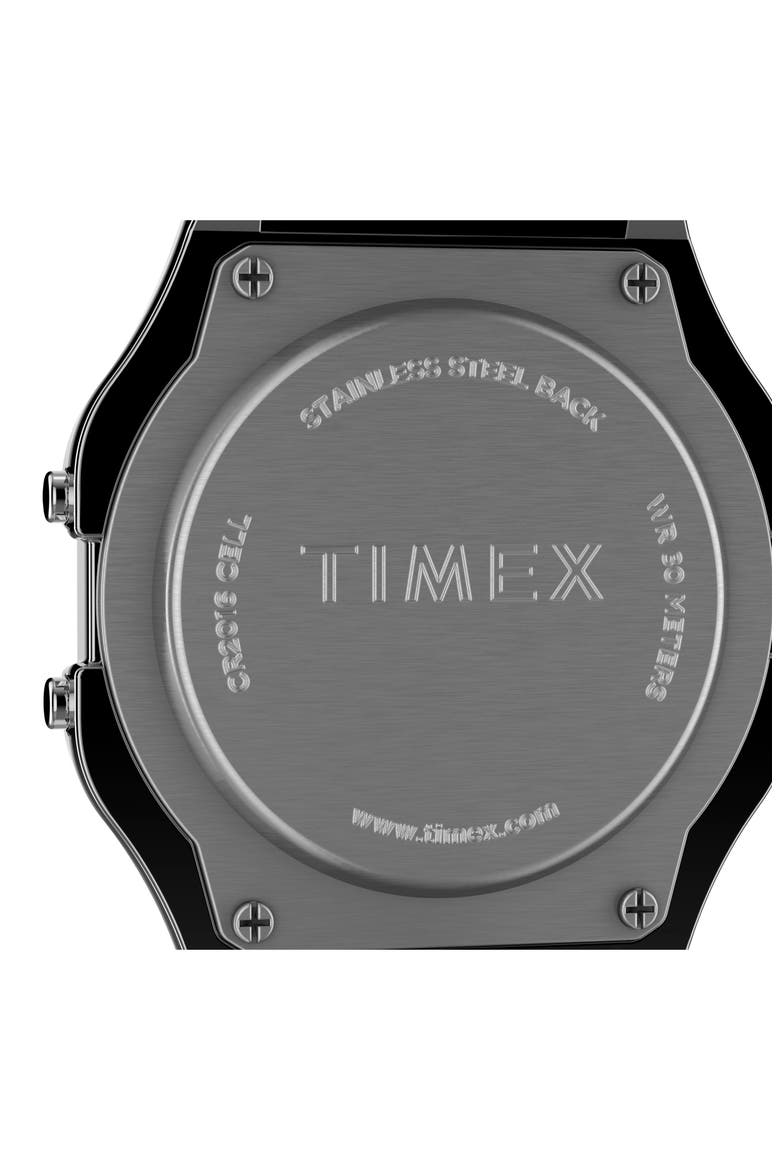 T80 Digital Chronograph Bracelet Watch, Alternate, color, STAINLESS STEEL