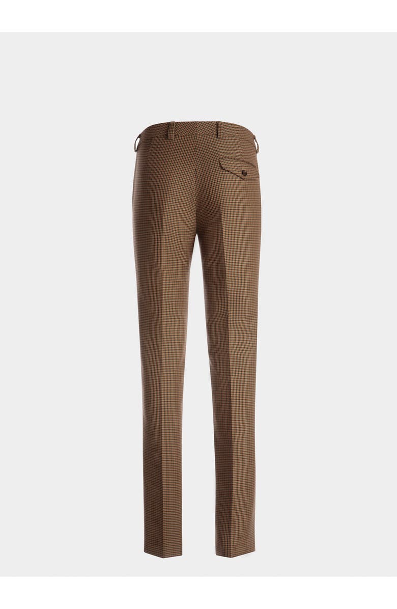 Bally Tailored Straight Leg Pants In Desert Wool, Alternate, color, Brown