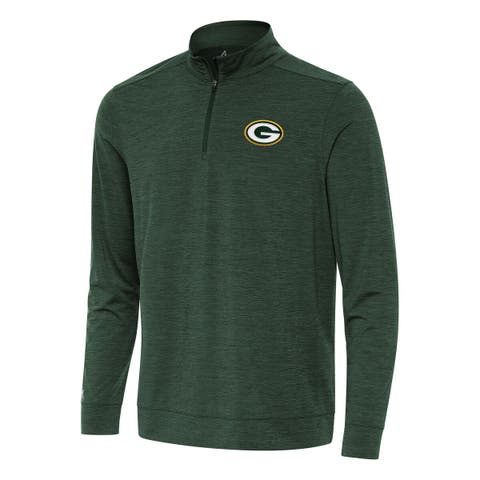Men
s Antigua Green Green Bay Packers Bright Quarter-Zip Top
