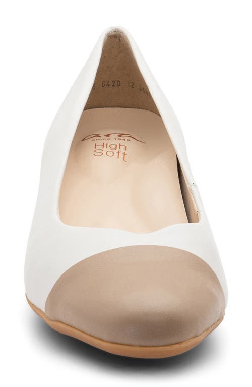 Ara Nanette Block Heel Pump In Multi
