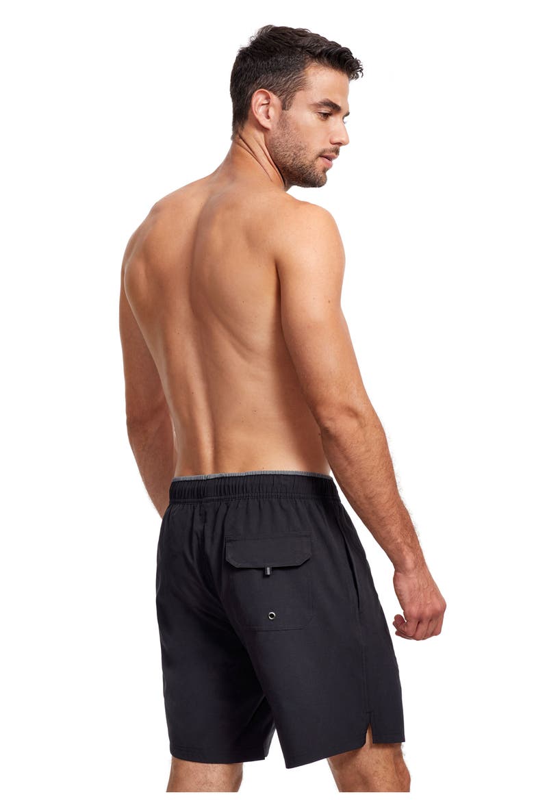 Beach Vibe Men's 5" Boardshort, Alternate, color, Black/ Grey