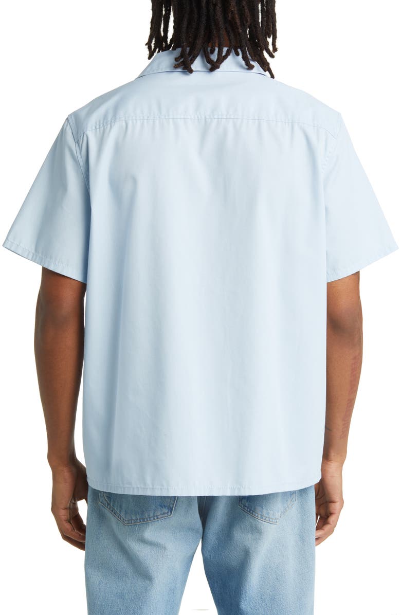 Elwood Logo Back Short Sleeve Button-Up Work Shirt, Alternate, color,