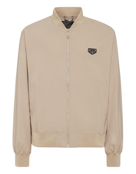 Nylon Bomber Jacket Men