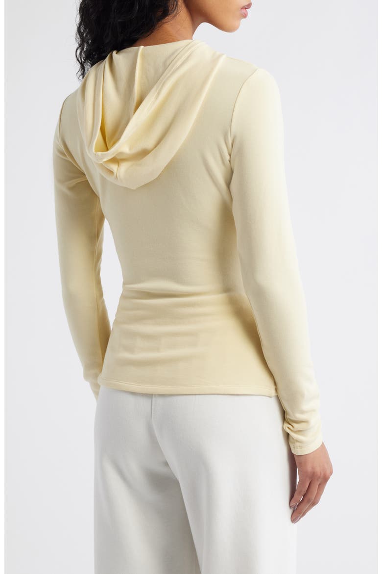 Leni Hooded Top, Alternate, color, BUTTER YELLOW