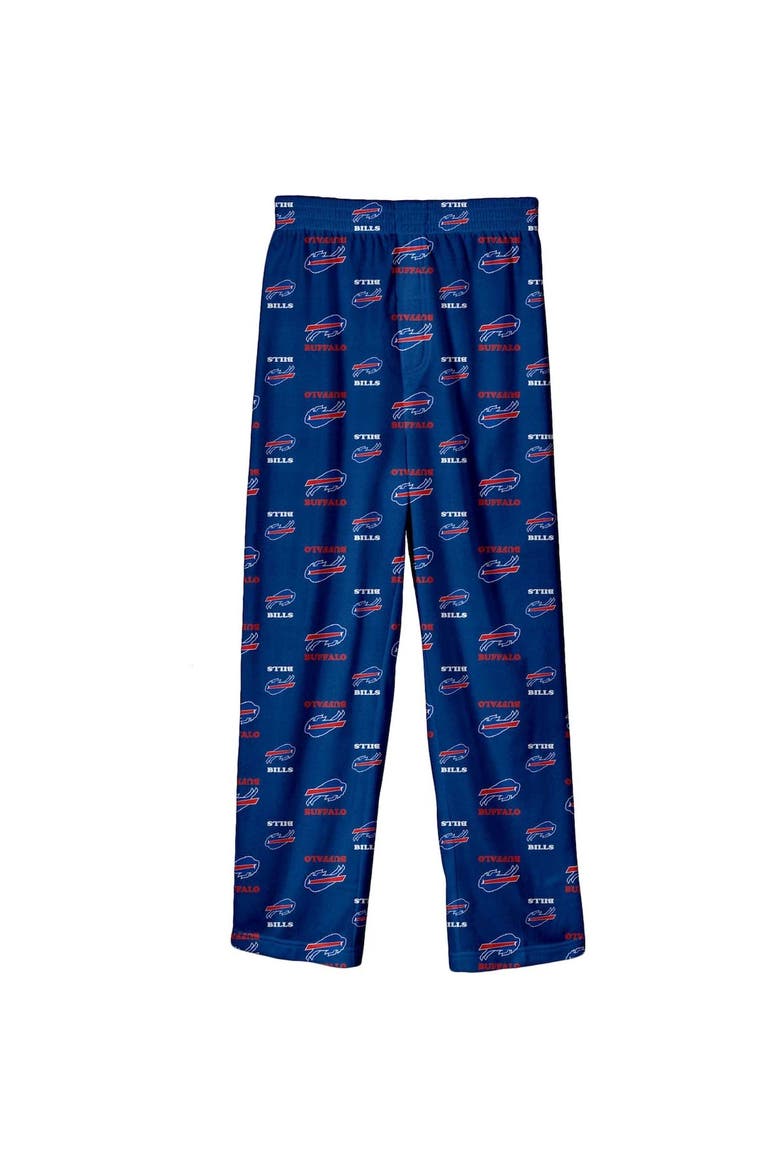 Youth Royal Buffalo Bills Team-Colored Printed Pajama Pants, Main, color, Royal