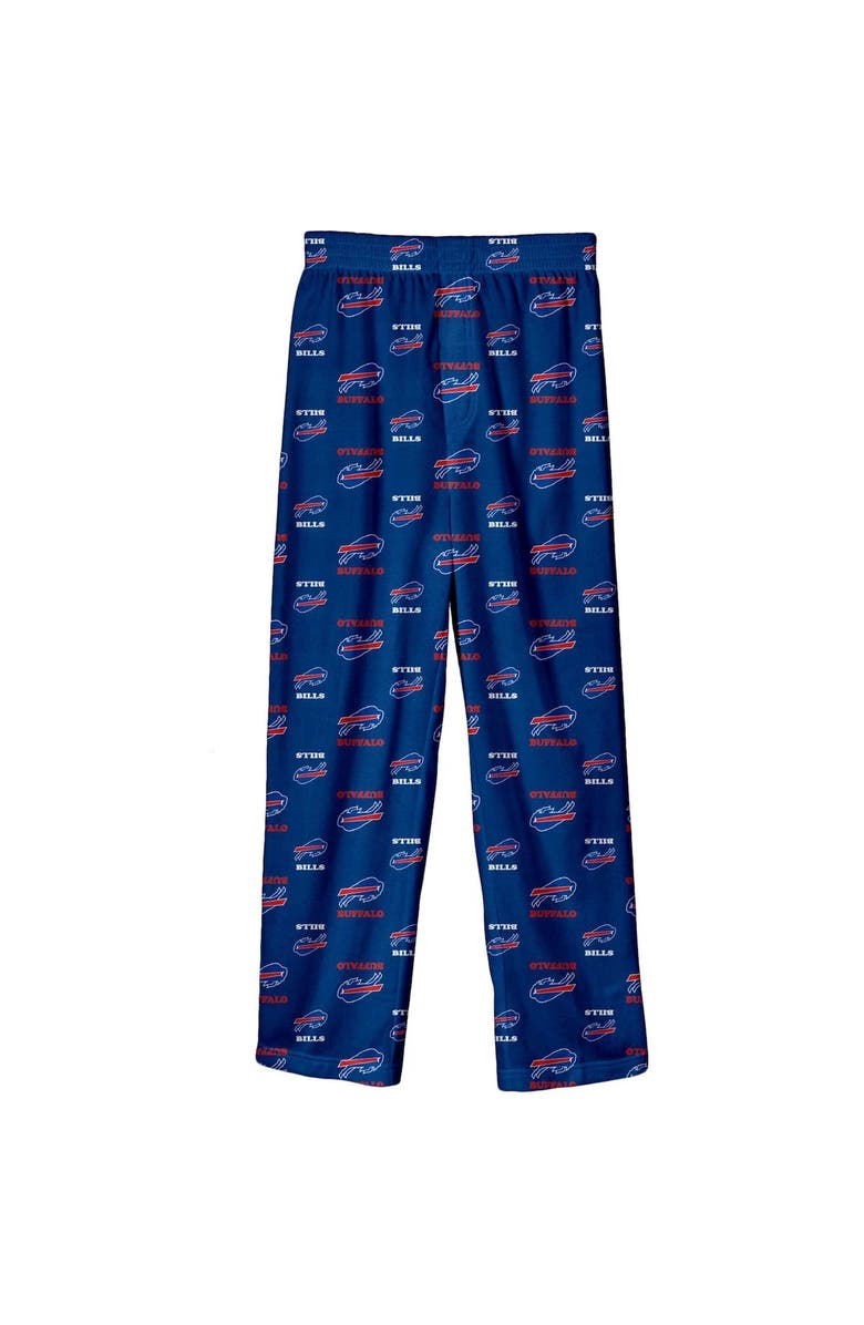 Outerstuff Youth Royal Buffalo Bills Team-Colored Printed Pajama Pants, Main, color, 