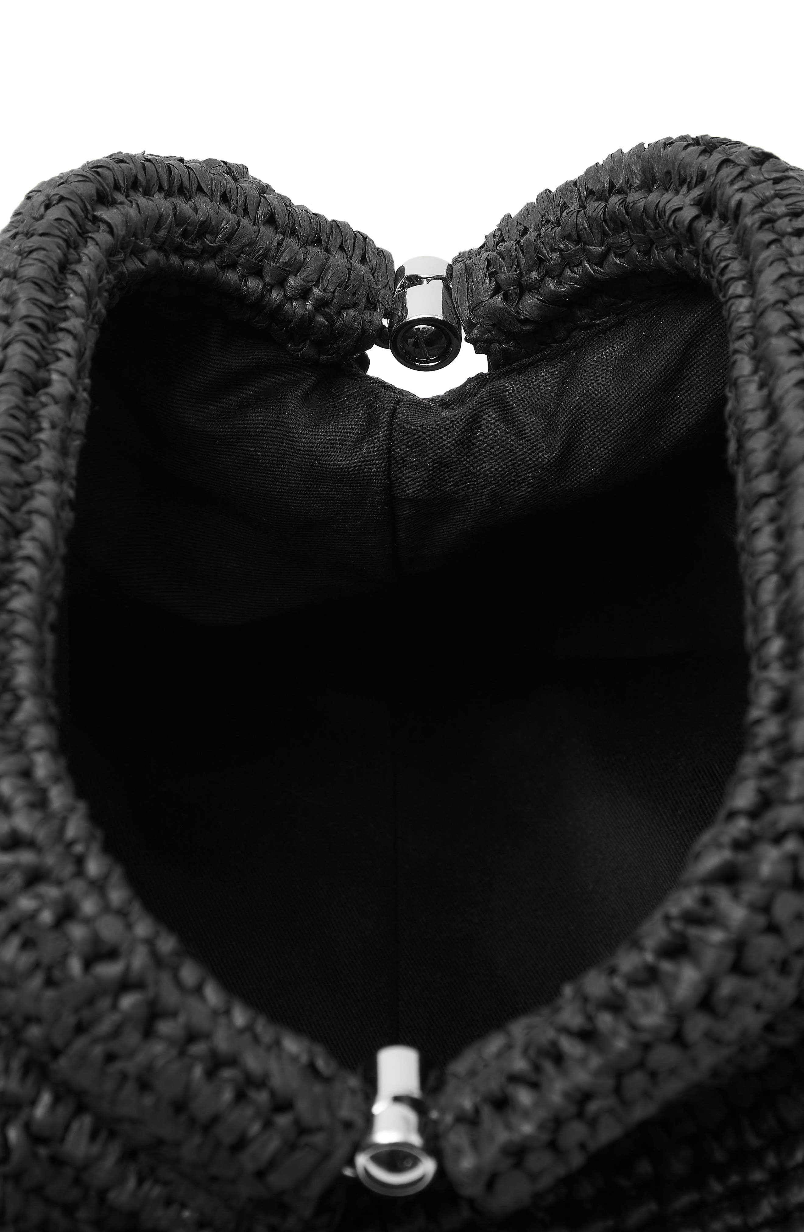 COS Framed Raffia Clutch, Alternate, color, 