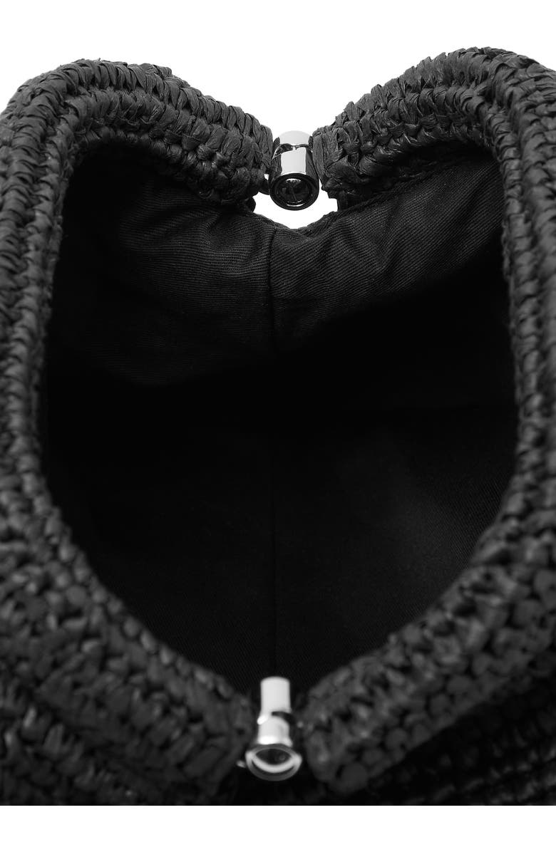 COS Framed Raffia Clutch, Alternate, color,