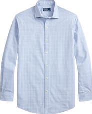 Polo Ralph Lauren Classic Fit Glen Plaid Cotton Button-Up Shirt