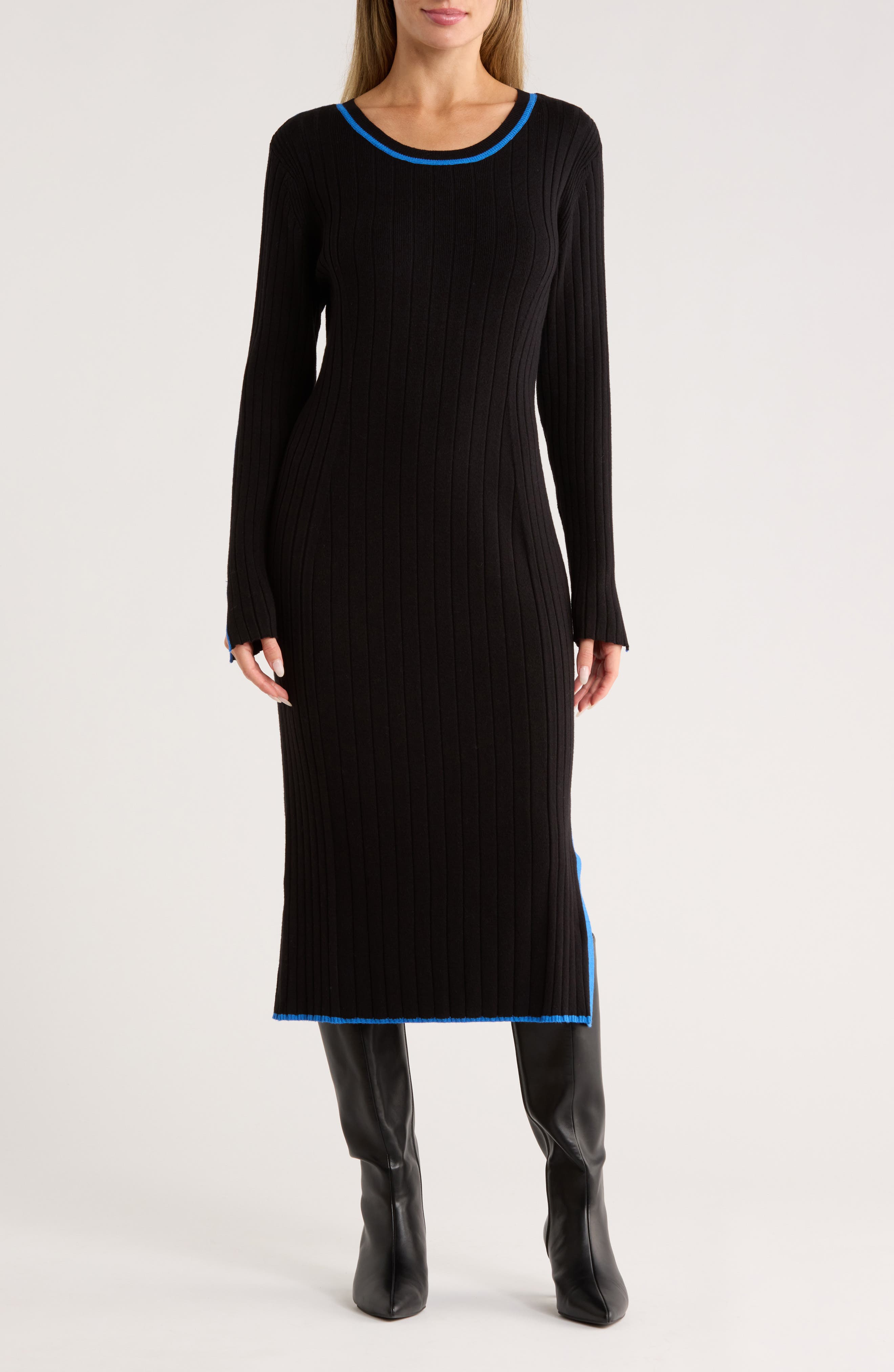STITCHDROP Metropolitan Long Sleeve Sweater Dress