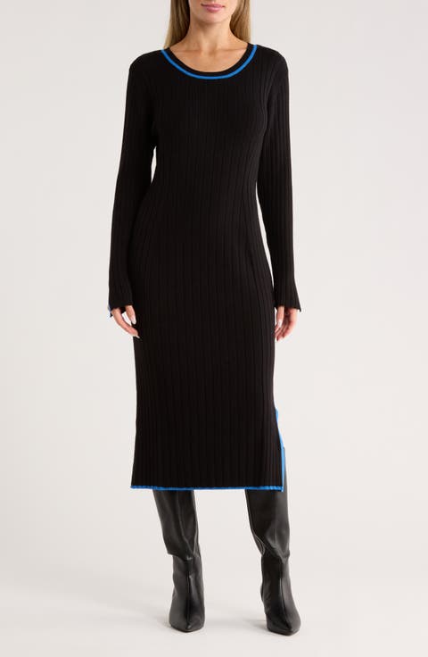 Metropolitan Long Sleeve Sweater Dress