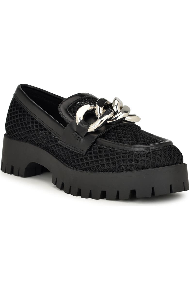 Nine West Afer Platform Lug Sole Loafer, Main, color,