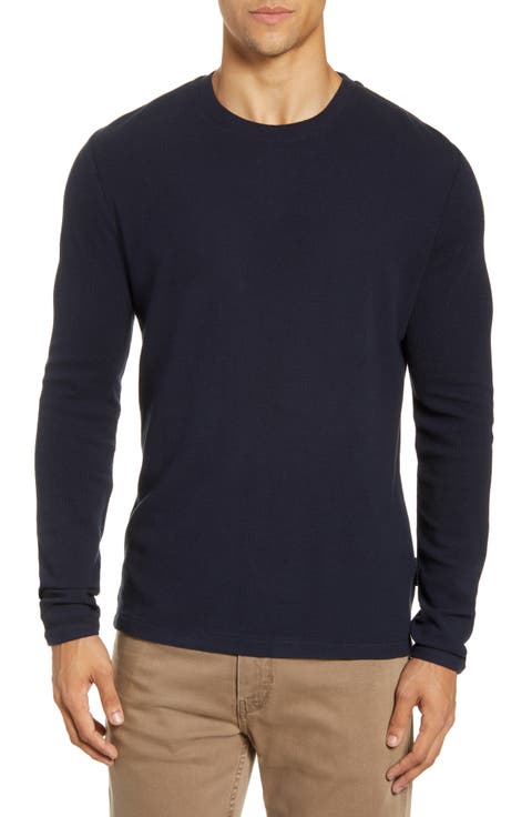 Clive Long Sleeve Waffle Knit Tee