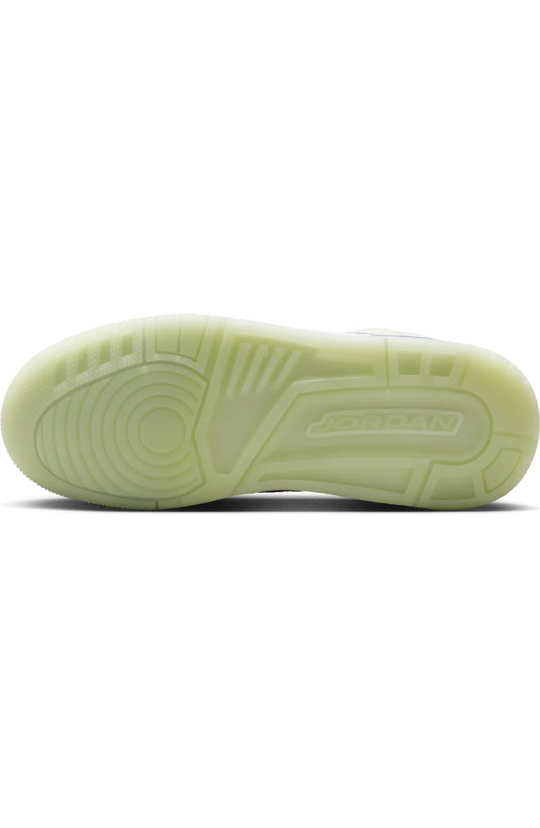 Nike Kids' Jordan Spizike Low Sneaker, Alternate, color, White/ Volt/ Silver/ Royal